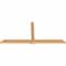Ekena Millwork Eugene Smooth Timber Gable Bracket, Western Red Cedar, 108"W x 49"H x 3 1/2"D x 5 1/2"F, 11/12 Pitch GBW108X49X0406EUG00SWR - alternate 2